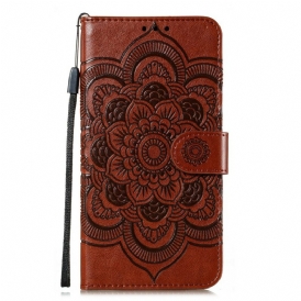 Custodia A Portafoglio Huawei P40 Lite E Mandala Completo