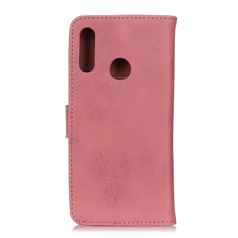 Custodia in pelle Huawei P40 Lite E Similpelle Khazneh