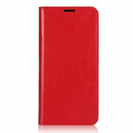 Folio Cover Huawei P40 Lite E Custodia in pelle Pelle Vera
