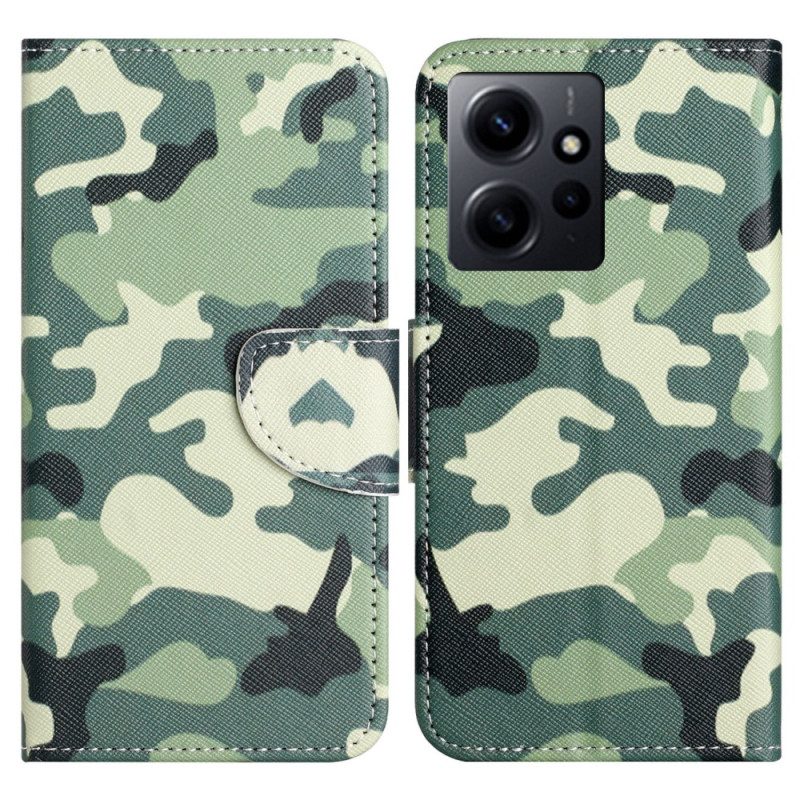 Custodia in pelle Xiaomi Redmi Note 12 4G Camuffare