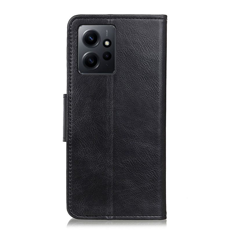 Custodia in pelle Xiaomi Redmi Note 12 4G Chiusura In Pelle Stile Reversibile