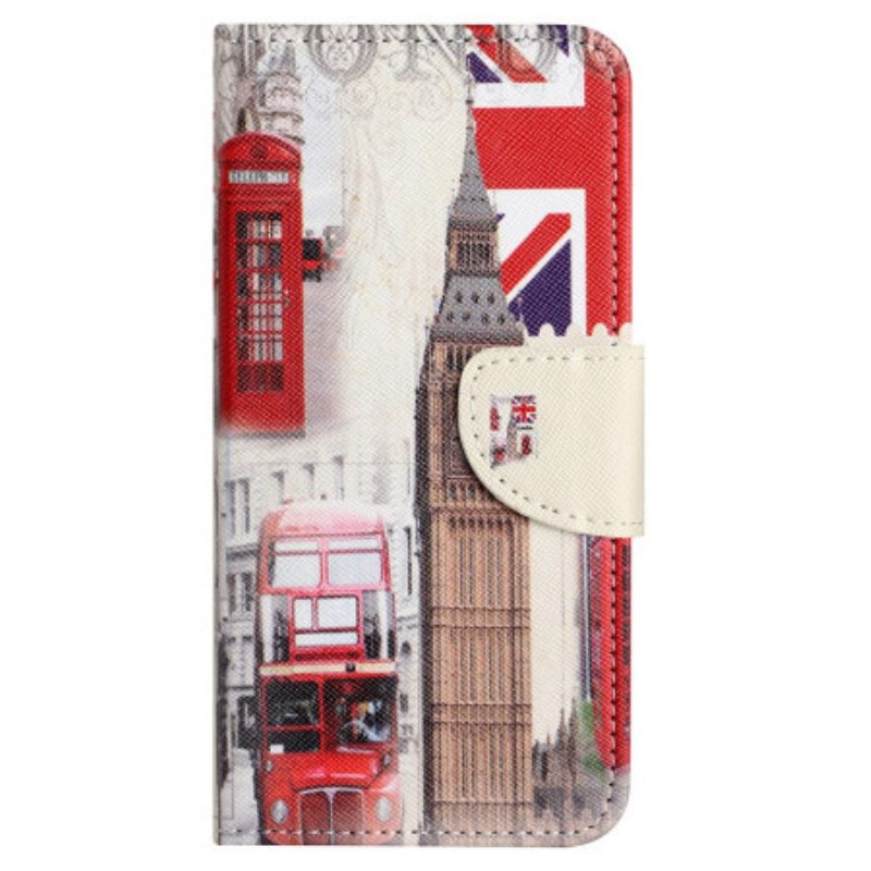 Custodia in pelle Xiaomi Redmi Note 12 4G Vita Londinese