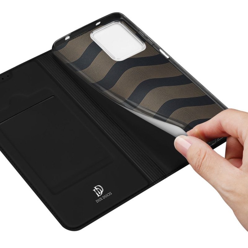 Folio Cover Xiaomi Redmi Note 12 4G Custodia in pelle Serie Skin-pro Dux Ducis