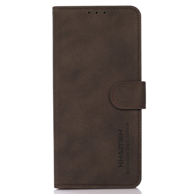 Folio Cover Xiaomi Redmi Note 12 4G Khazneh Effetto Pelle