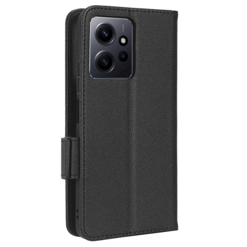 Folio Cover Xiaomi Redmi Note 12 4G Ultra Sottile Con Cordino