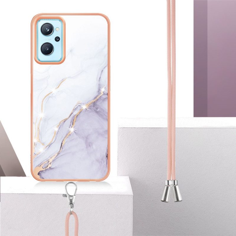 Cover Realme 9i Cavo Di Design In Marmo