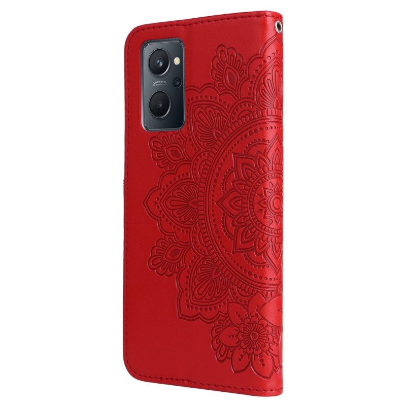 Custodia A Portafoglio Realme 9i Mandala Fiori