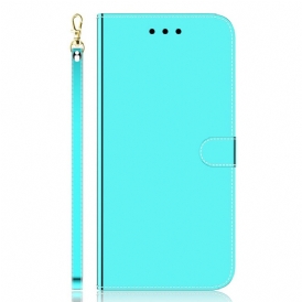 Custodia in pelle Realme 9i Copri Specchietto In Ecopelle