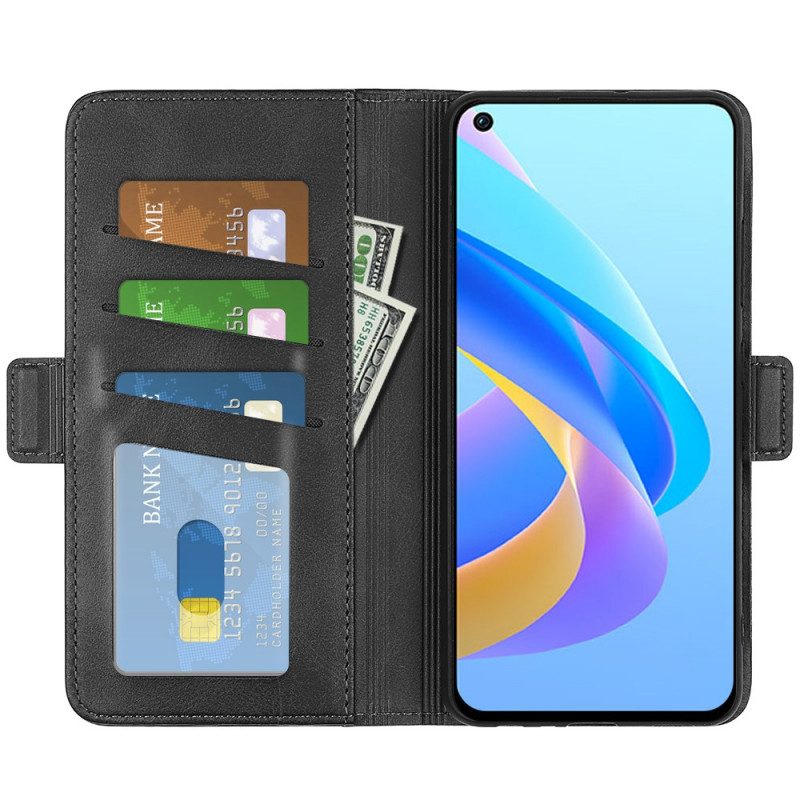 Custodia in pelle Realme 9i Ecopelle Con Portacarte Obliquo
