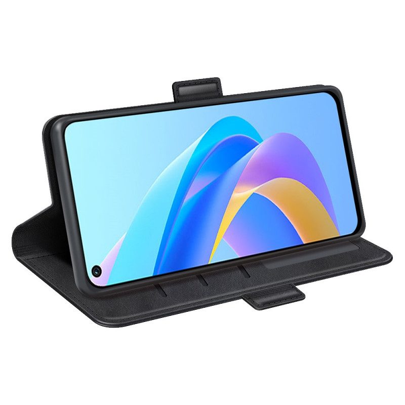Custodia in pelle Realme 9i Ecopelle Con Portacarte Obliquo
