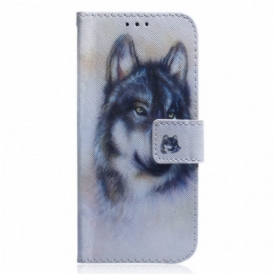Custodia in pelle Realme 9i Pittura Del Cane