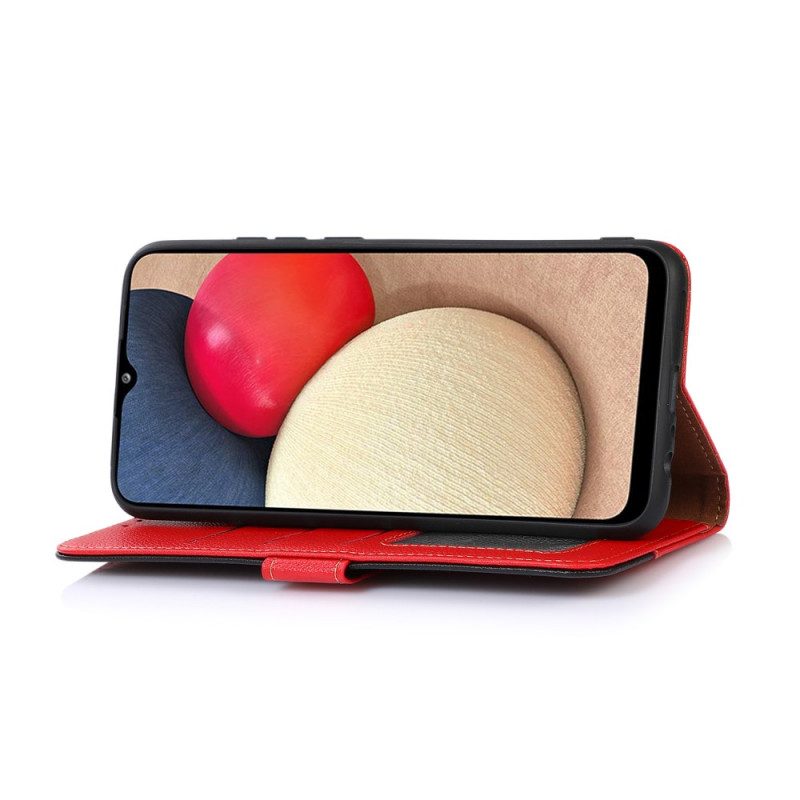 Custodia in pelle Realme 9i Portafoglio Bicolore