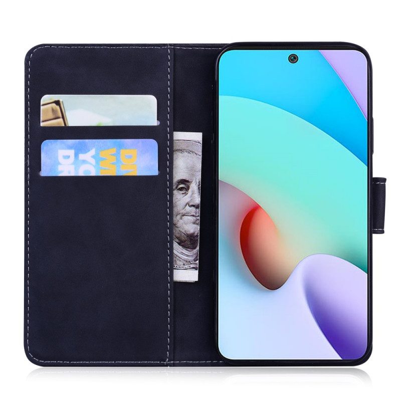 Custodia in pelle Realme 9i Stampa Faccia Di Tigre