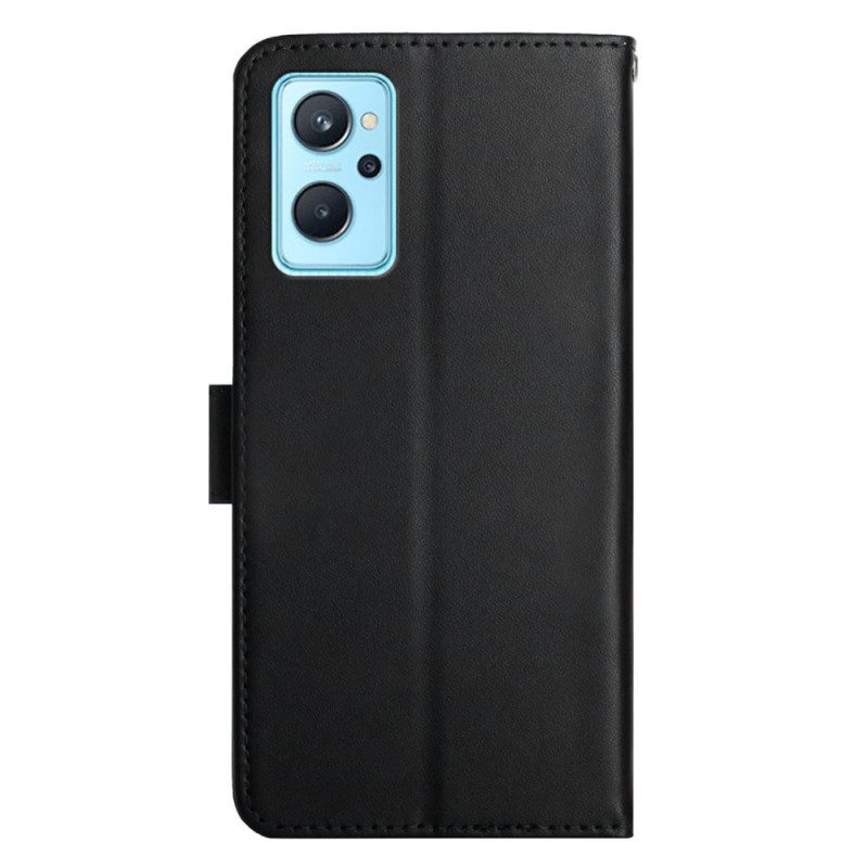 Folio Cover Realme 9i Vera Pelle Nappa
