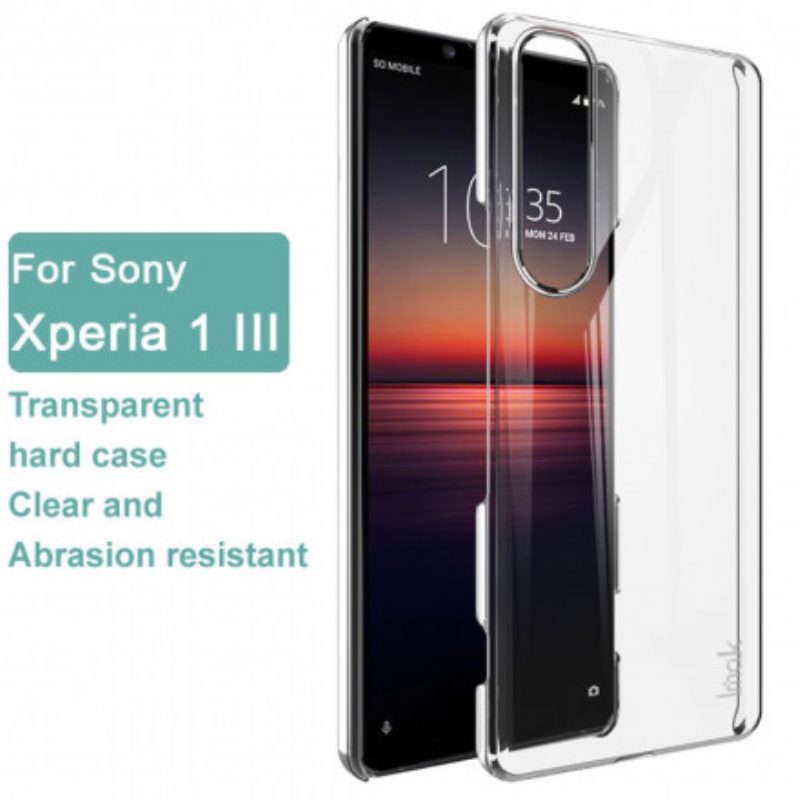 Cover Sony Xperia 1 III Cristallo Trasparente Imak