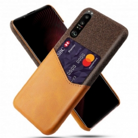 Cover Sony Xperia 1 III Titolare Della Carta Ksq