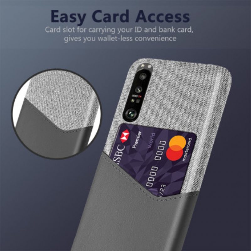 Cover Sony Xperia 1 III Titolare Della Carta Ksq