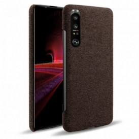 Cover Sony Xperia 1 III Trama Tessuto Ksq