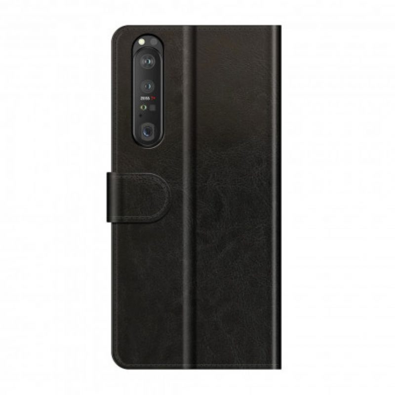 Custodia in pelle Sony Xperia 1 III Ultra Ecopelle