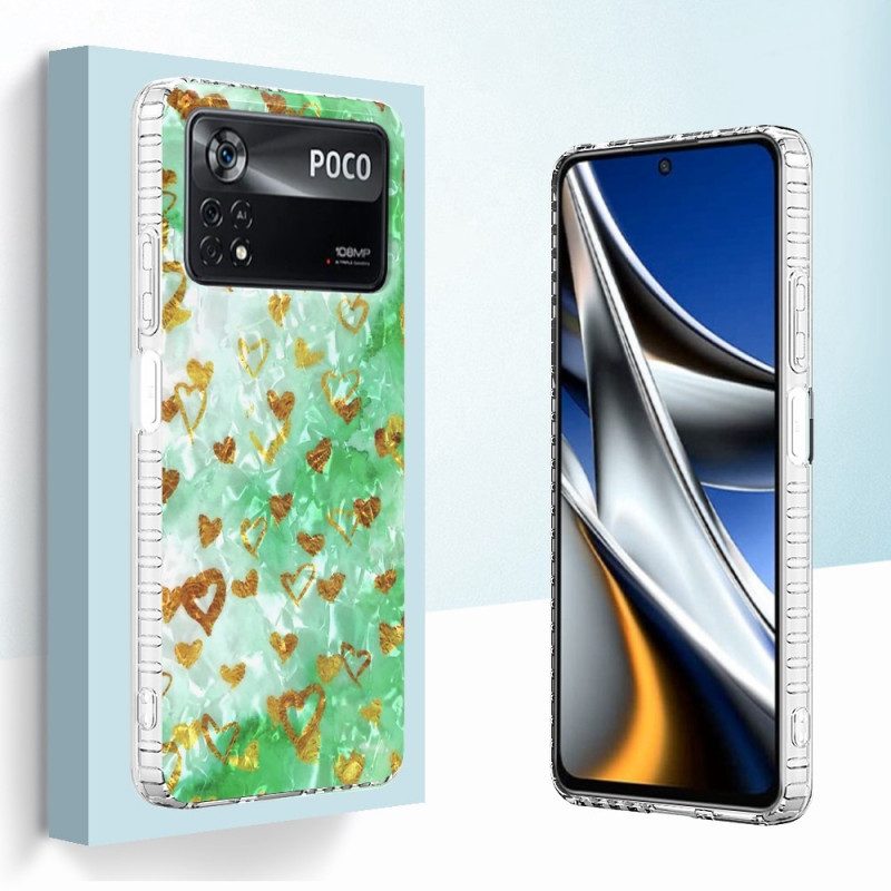 Cover Poco X4 Pro 5G Cuori Alla Moda
