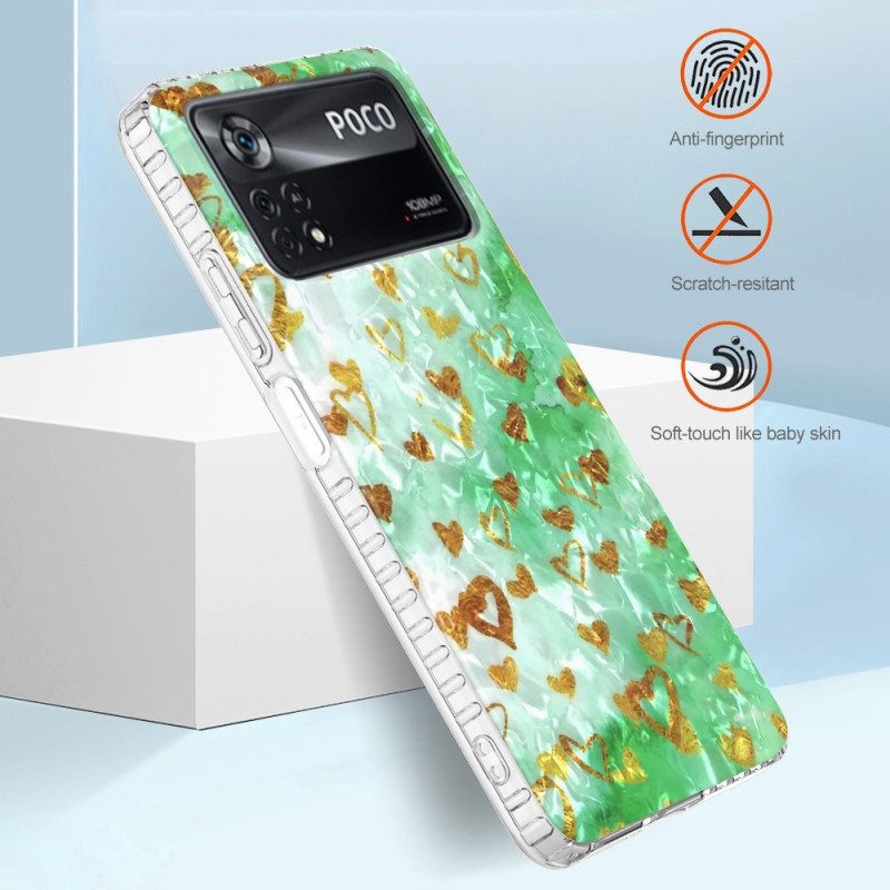 Cover Poco X4 Pro 5G Cuori Alla Moda