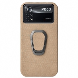 Cover Poco X4 Pro 5G Texture A Nido D'ape Con Supporto