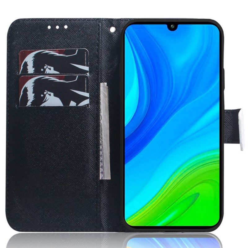 Custodia in pelle Poco X4 Pro 5G Mandala Strappy