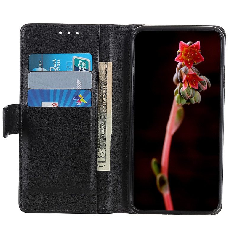 Custodia in pelle Poco X4 Pro 5G Stile Classico In Pelle