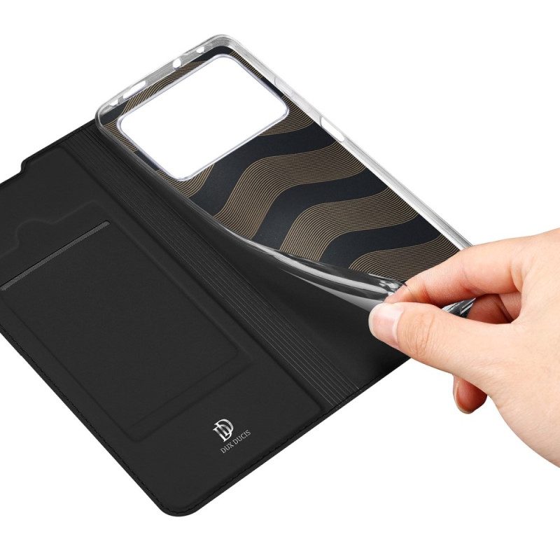 Folio Cover Poco X4 Pro 5G Custodia in pelle Pelle Pro Dux Ducis