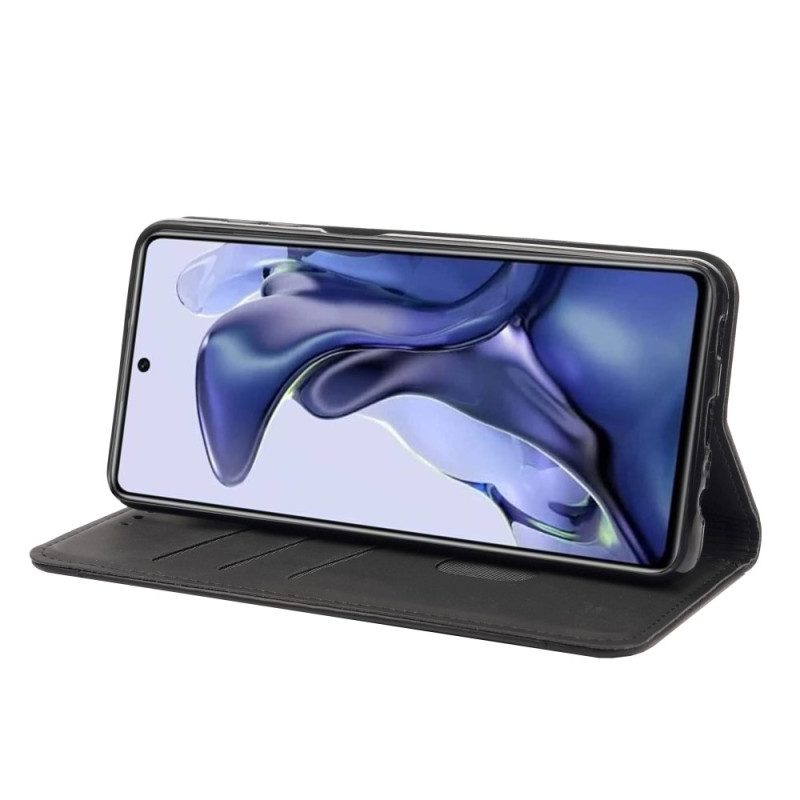 Folio Cover Poco X4 Pro 5G Custodia in pelle Sensazione Sulla Pelle