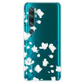 Cover Xiaomi Mi Note 10 / 10 Pro Fiori Bianchi