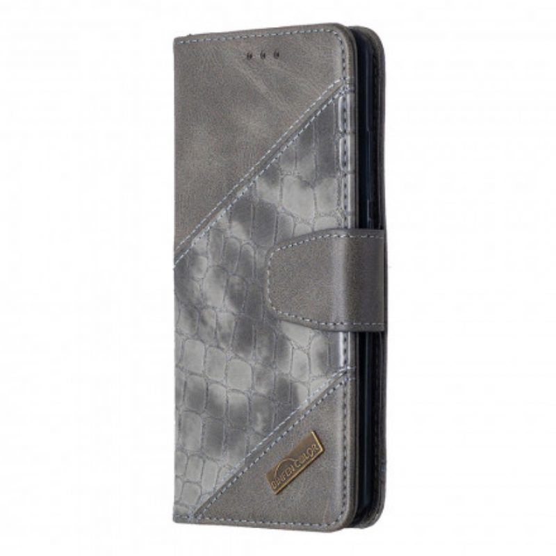 Custodia in pelle Xiaomi Mi Note 10 / 10 Pro Classico Effetto Pelle Di Coccodrillo