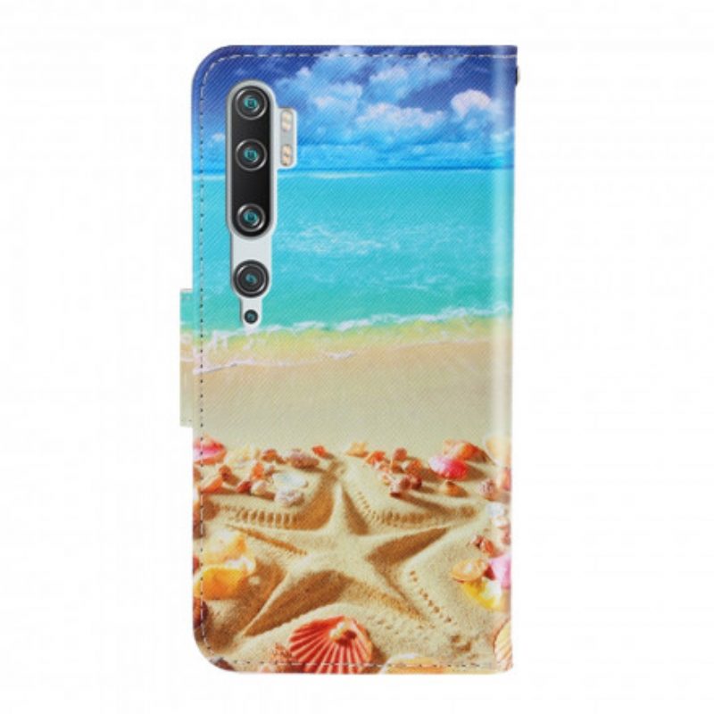 Custodia in pelle Xiaomi Mi Note 10 / 10 Pro Spiaggia Del Cordino