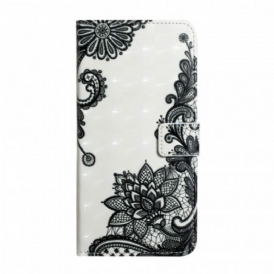 Custodia A Portafoglio Google Pixel 6 Pizzo Elegante