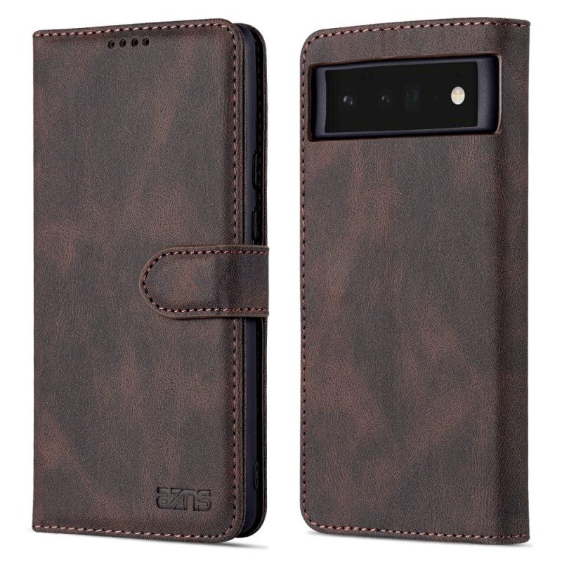 Custodia in pelle Google Pixel 6 Azns Couture