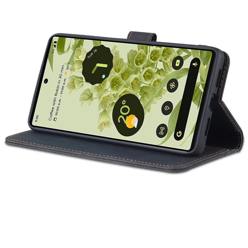 Custodia in pelle Google Pixel 6 Azns Couture