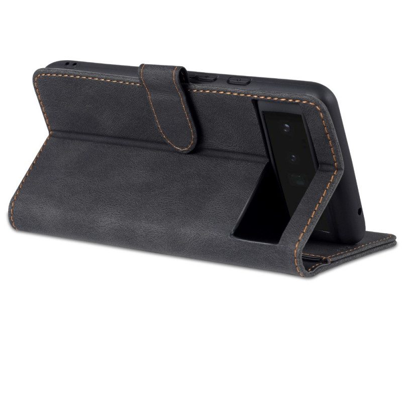 Custodia in pelle Google Pixel 6 Azns Couture