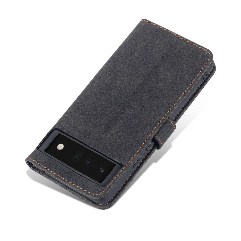Custodia in pelle Google Pixel 6 Azns Couture