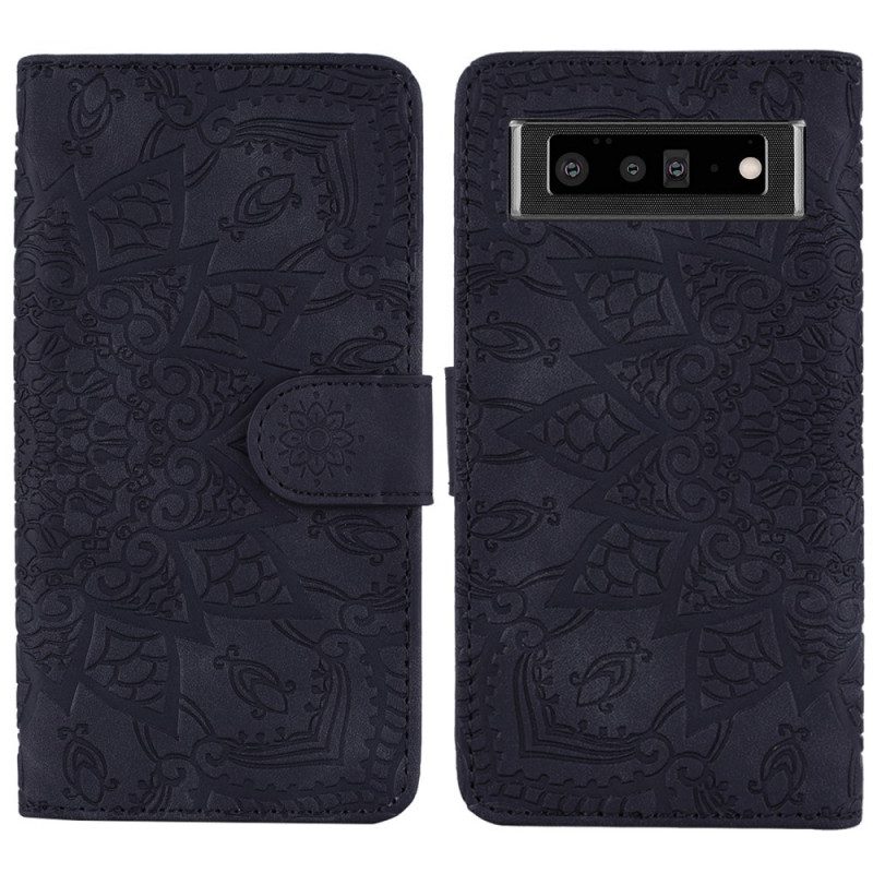 Custodia in pelle Google Pixel 6 Barocco-mandala