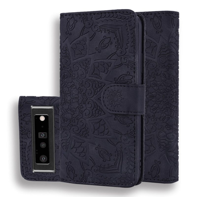 Custodia in pelle Google Pixel 6 Barocco-mandala