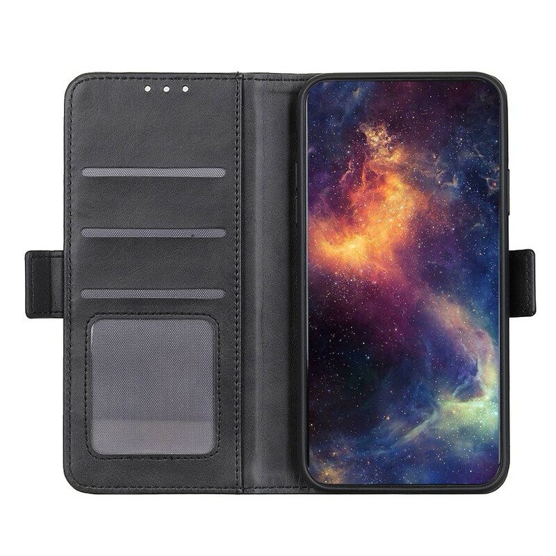 Custodia in pelle Google Pixel 6 Folio Cover Doppio Lembo