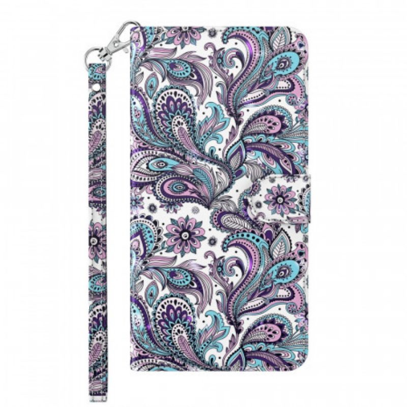 Custodia in pelle Google Pixel 6 Modelli Di Fiori