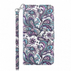 Custodia in pelle Google Pixel 6 Modelli Di Fiori