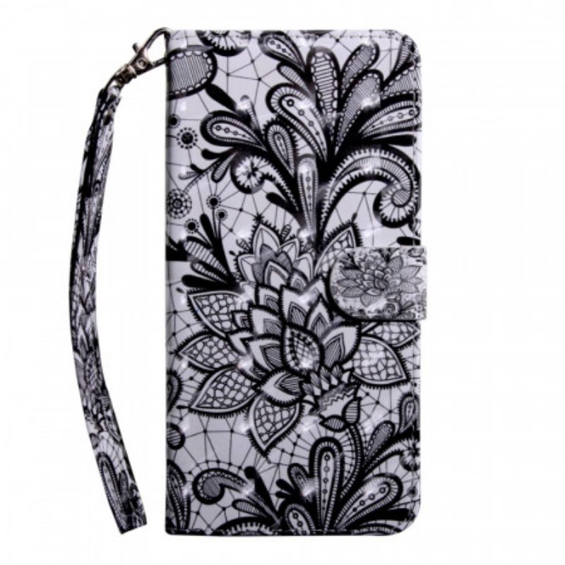 Custodia in pelle Google Pixel 6 Pizzo Punto Luce