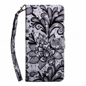 Custodia in pelle Google Pixel 6 Pizzo Punto Luce