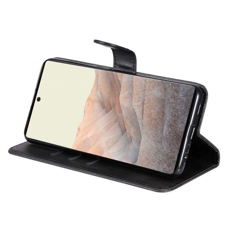 Custodia in pelle Google Pixel 6 Portamonete D'epoca
