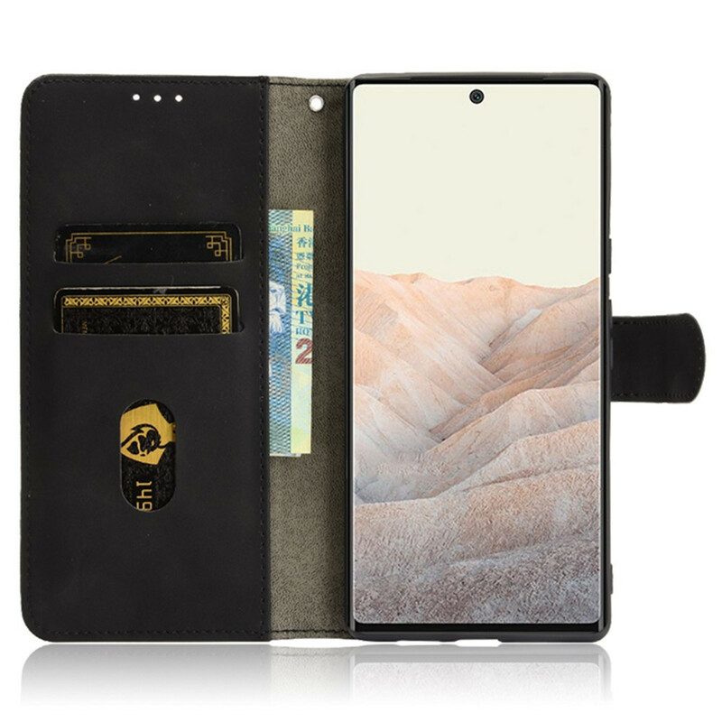 Custodia in pelle Google Pixel 6 Sensazione Della Pelle