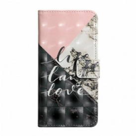Custodia in pelle Google Pixel 6 Vita Ridere Amore