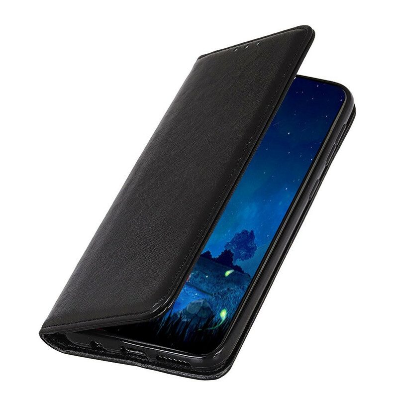 Folio Cover Google Pixel 6 Custodia in pelle Crosta Di Pelle Testurizzata