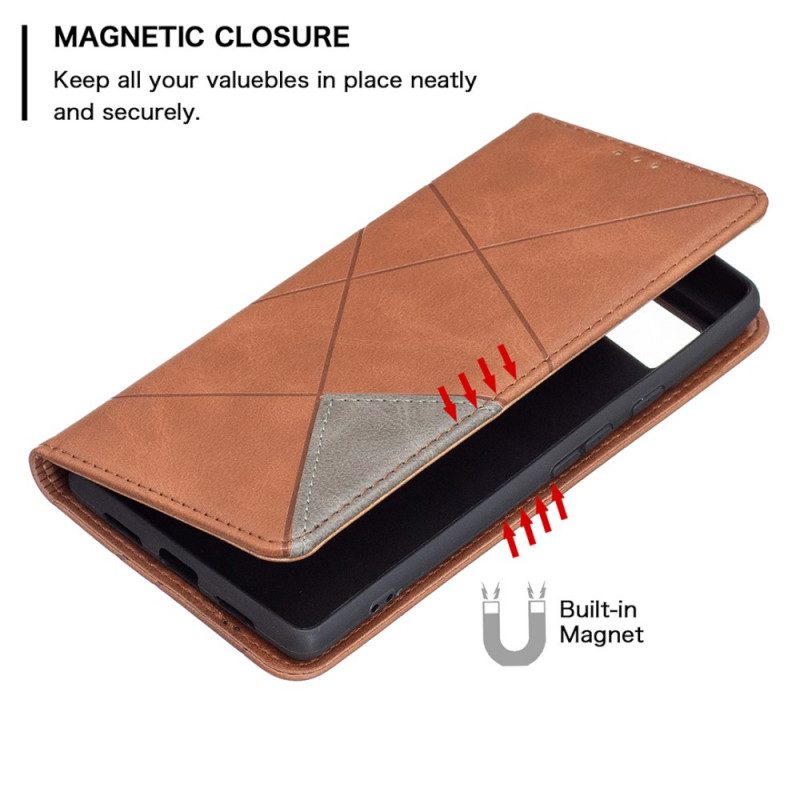 Folio Cover Google Pixel 6 Custodia in pelle Stile D'artista